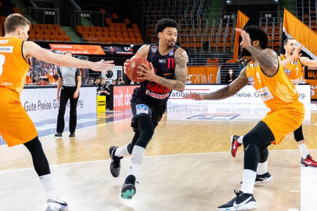 Basketball, BBL, ratiopharm Ulm - JobStairs Gießen 46ers