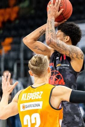 Diante Maurice Garrett JobStairs Giessen 46ers 11 GER, Ratiopharm Ulm vs JobStairs Giessen 46ers, easycredit 1 Bundesliga Basketball, 27 Matchday, Season 2020 21, 10 04 2021 Ratiopharm Ulm vs JobStairs Giessen 46ers, 1 Basketball Bundesliga New Ulm. Copyright: xEibner-Pressefoto RogerxBuerkex EP_EER
