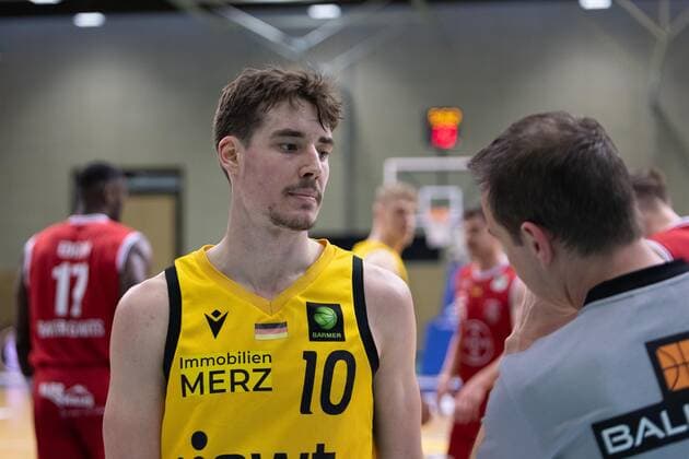 Gianni Otto Tigers Tübingen, 10 ¨¨¨Tigers Tübingen vs Bayer Giants Leverkusen, 2 Basketball, Bundesliga, Pro A, Barmer 2 Basketball, Matchday 30, Spielzeit 2020 2021, 10 04 2021, ¨¨ Tigers Tübingen Bayer Giants Leverkusen, Basketball, 2 Bundesliga, Barmer 2 Basketball, Matchday 30, Spielzeit 2020 2021, 10 04 2021 Rottenburg am Neckar. Copyright: xNinaxSander xEibnerxPressefotoxIx EP_NSR