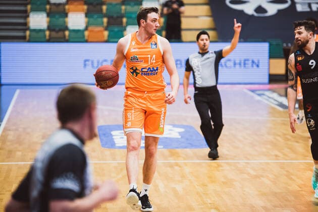 easyCredit BBL 27 Matchday RASTA Vechta vs NINERS Chemnitz, 10 04 2021 Philipp Herkenhoff RASTA Vechta, 14 easyCredit BBL 27 Matchday RASTA Vechta vs NINERS Chemnitz on 10 04 2021 in Vechta RASTA Dome , Germany, Copyright: xBEAUTIFULxSPORTS Neddermannx