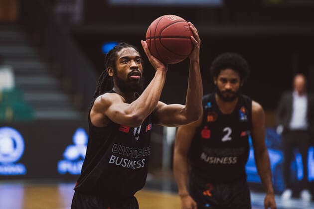 easyCredit BBL 27 Matchday RASTA Vechta vs NINERS Chemnitz, 10 04 2021 Marcus Thornton NINERS Chemnitz, 15 easyCredit BBL 27 Matchday RASTA Vechta vs NINERS Chemnitz on 10 04 2021 in Vechta RASTA Dome , Germany, Copyright: xBEAUTIFULxSPORTS Neddermannx
