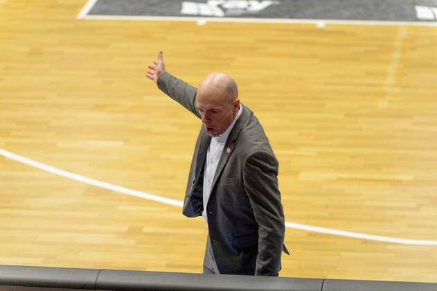 Rodrigo PASTORE coach head coach Niners Chemnitz angry with his teams performance Rasta Vechta vs Niners Chemnitz, basketball, easyCredit BBL Bundesliga, 10 04 2021, 27 matchday, 2020 2021 season Copyright xErikxHillmer EIBNERx EP ehr Rasta Vechta vs Niners Chemnitz, basketball, easyCredit BBL Bundesliga, 10 04 2021, 27 matchday, 2020 2021 season Vechta Copyright: xErikxHillmer EIBNERx EP_ehr