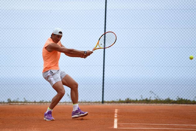 Rafael Nadal (Esp) TENNIS : Rolex Monte Carlo Masters - 10 04 2021 AntoineCouvercelle Panoramic 