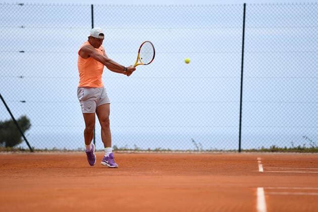Rafael Nadal (Esp) TENNIS : Rolex Monte Carlo Masters - 10 04 2021 AntoineCouvercelle Panoramic 