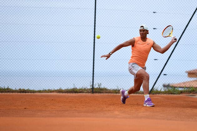 Rafael Nadal (Esp) TENNIS : Rolex Monte Carlo Masters - 10 04 2021 AntoineCouvercelle Panoramic 