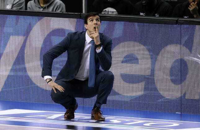 Coach Pedro Calles Sports Basketball BBL Bundesliga Men Season 2020 2021 10 04 2021 ALBA Berlin vs Hamburg Towers