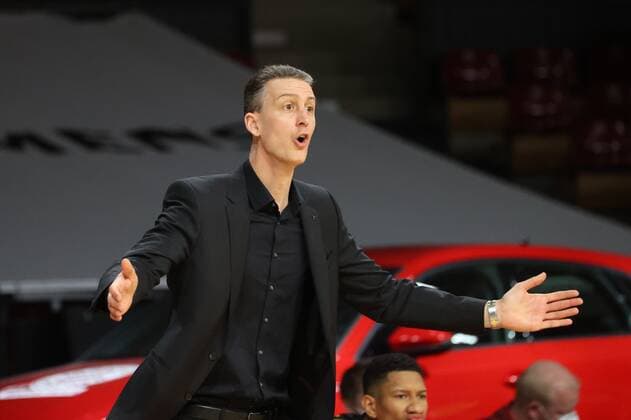 Braunschweig coach Pete STROBL basketball, Bayern Braunschweig, Bundesliga, 2020 2021 season, on 11 4 2021 in Munich, A U D I D O M E, Germany Source Copyright Credit Oryk HAIST xx