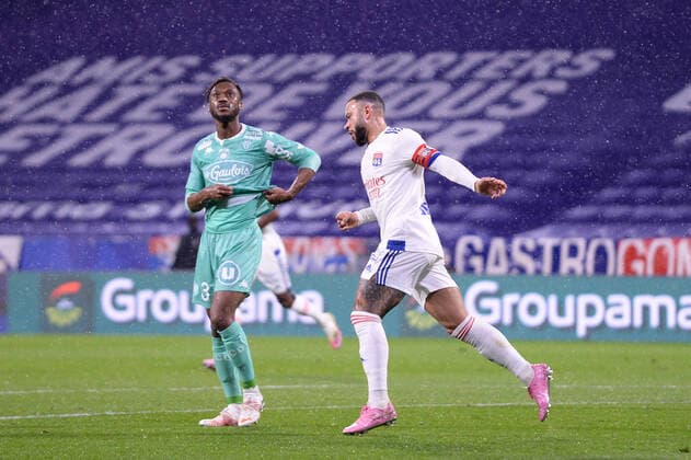 JOIE - 10 MEMPHIS DEPAY (OL) FOOTBALL : Lyon vs Angers - Ligue 1 Uber Eats - 11 04 2021 FEP Panoramic 