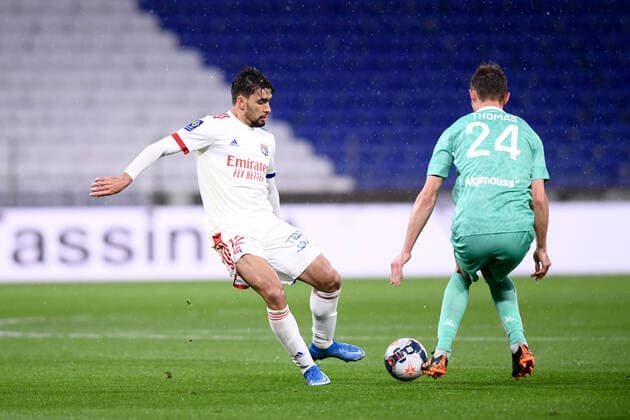 12 LUCAS TOLENTINO COELHO DE LIMA PAQUETA (OL) FOOTBALL : Lyon vs Angers - Ligue 1 Uber Eats - 11 04 2021 FEP Panoramic 
