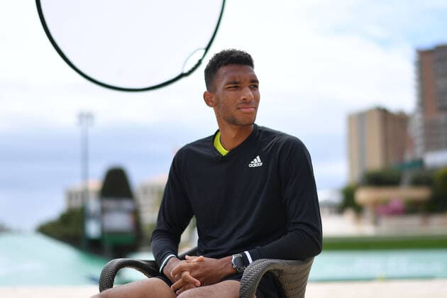 Felix Auger Aliassime TENNIS : Rolex Monte Carlo Masters - 11 04 2021 AntoineCouvercelle Panoramic 