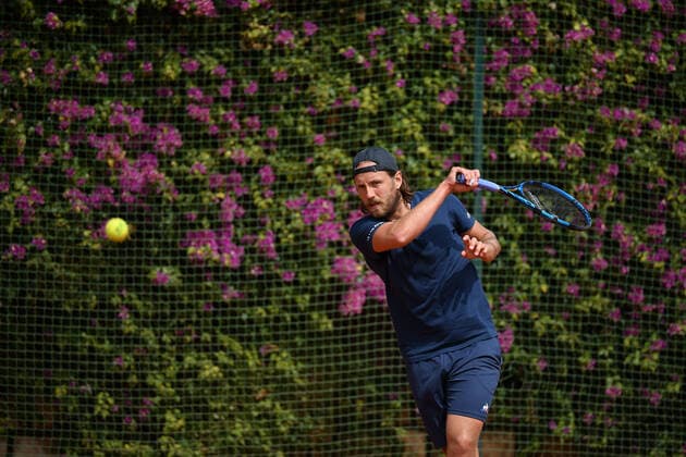 Lucas Pouille (Fra) TENNIS : Rolex Monte Carlo Masters - 11 04 2021 AntoineCouvercelle Panoramic 