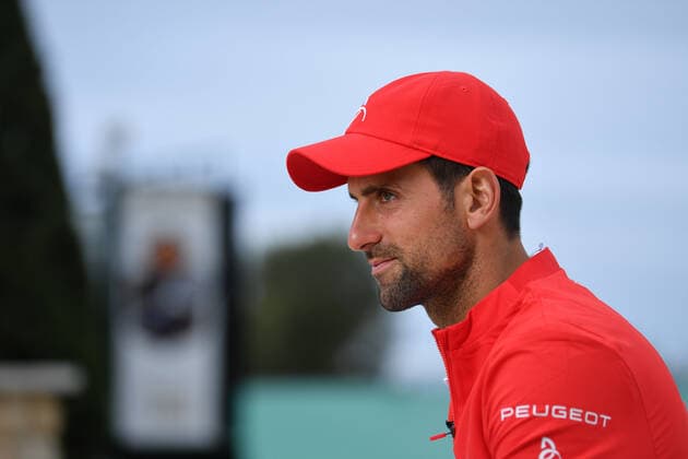 Novak Djokovic (Ser) TENNIS : Rolex Monte Carlo Masters - 11 04 2021 AntoineCouvercelle Panoramic 