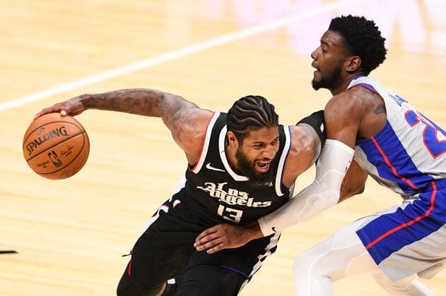 Basketball, NBA, Los Angeles Clippers - Detroit Pistons