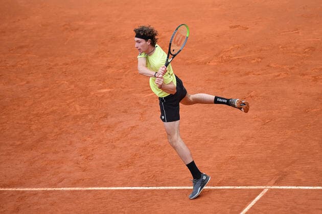 Ugo Humbert TENNIS : Rolex Monte Carlo Masters - 12 04 2021 AntoineCouvercelle Panoramic 