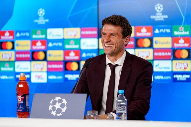 Thomas Müller FC Bayern Munich CL Press Conference