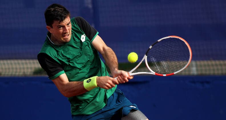 12.04.2021 Belgrade(Serbia) Serbia Challenger Open men s tennis singles Sebastian Ofner Austria :