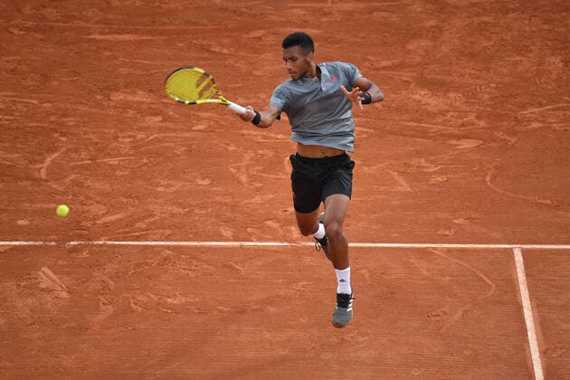 Felix Auger Aliassime TENNIS : Rolex Monte Carlo Masters - 12 04 2021 AntoineCouvercelle Panoramic 