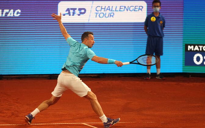 12.04.2021 Belgrade(Serbia) Serbia Challenger Open men s tennis singles Philipp Kohlschreiber Germany :