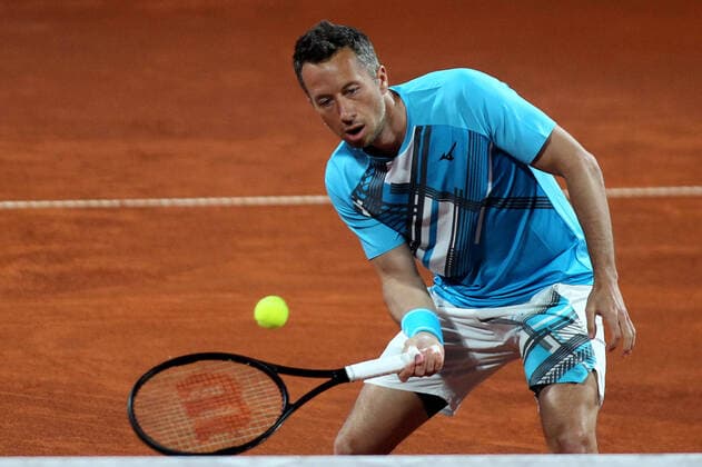 Sport Bilder des Tages 12.04.2021 Belgrade(Serbia) Serbia Challenger Open men s tennis singles Philipp Kohlschreiber Germany :