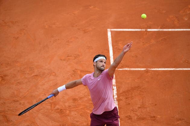Grigor Dimitrov TENNIS : Rolex Monte Carlo Masters - 13 04 2021 AntoineCouvercelle Panoramic 