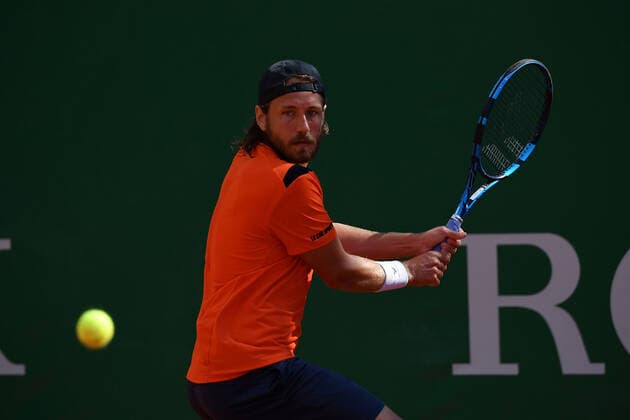 Lucas Pouille (Fra) TENNIS : Rolex Monte Carlo Masters - 13 04 2021 AntoineCouvercelle Panoramic 