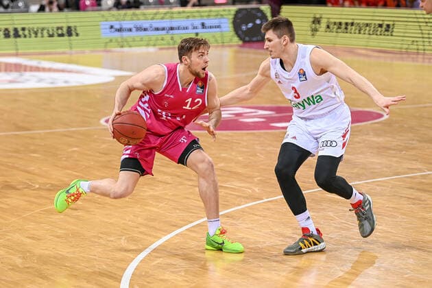 easyCredit BBL, Telekom Baskets Bonn vs FC Bayern Munich Basketball, 13 04 2021 Kilian Binapfl Telekom Baskets Bonn 12 , easyCredit BBL, Telekom Baskets Bonn vs FC Bayern Munich Basketball on 13 04 2021 at Telekom Dome Bonn, Bonn North Rhine Westphalia Copyright: xBEAUTIFULxSPORTS Mueller-Laschetx