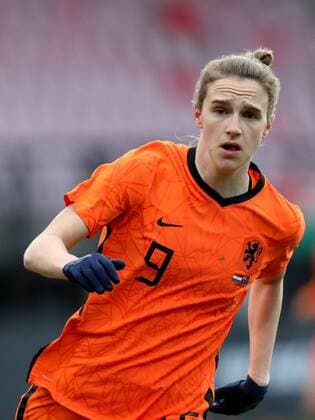 NIJMEGEN Vivianne Miedema of Holland during the international women s friendly match between the Netherlands and Australia at the Goffert Stadium on April 13, 2021 in Nijmegen, The Netherlands ANP PIETER STAM DE JONGE International friendly match 2020 2021 xVIxANPxSportx xxANPxIVx 430122242