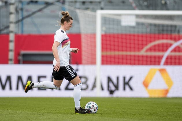DFB Frauen Laenderspiel Deutschland Norwegen 13 04 2021 Alexandra Popp Germany, 11 DFB Frauen Laenderspiel, Germany Norway, BRITA Arena DFB REGULATIONS PROHIBIT ANY USE OF PHOTOGRAPHS AS IMAGE SEQUENCES AND OR QUASI VIDEO Copyright: xBEAUTIFULxSPORTS Wunderlx