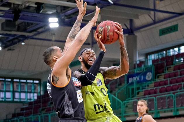 , medi Bayreuth vs ratiopharm Ulm, Basketball, Bundesliga, easycredit BBL, Hauptrunde, Matchday 28, Season 2020 21, 13 04 2021, medi Bayreuth vs ratiopharm Ulm, Basketball, Bundesliga, easycredit BBL, Hauptrunde, Matchday 28, Season 2020 21, 13 04 2021 Bayreuth Copyright: xEibner-Pressefotox EP_EER