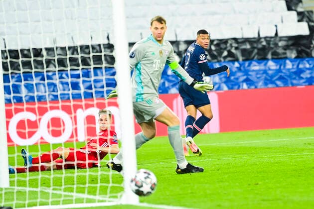 Bilder des Jahres 2021, Sport 04 April Sport Themen der Woche KW15 Sport Bilder des Tages Kylian Mbappe (PSG) FOOTBALL : PSG vs Bayern de Munich - 1 4 finale - ligue des Champions - 13 04 2021 JBAutissier Panoramic 