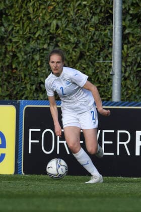 Aslaug Munda Gunnlaugsdottir (Iceland) during the Uefa Women s Euro 2022 England Qualifications match between Italy Women 1-1 Iceland Women at Enzo Bearzot Stadium on April 13, 2021 in Florence, Italy. Noxthirdxpartyxsales  (158100689)