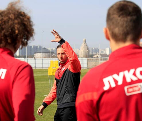 Football, EL, Spartak Moscow Training