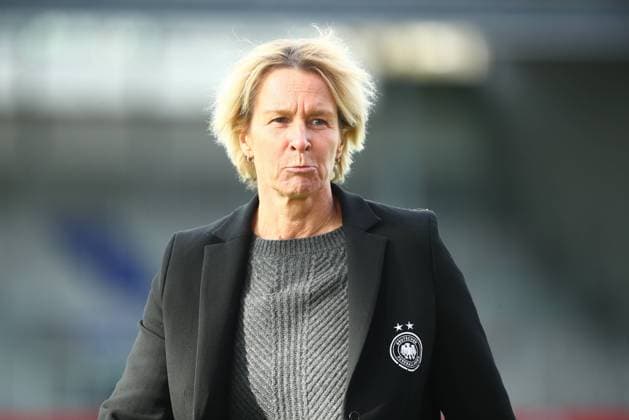 Coach Martina Voss Tecklenburg Germany Germany vs Norway, football, women Laenderspiel, 13 04 2021 DFB regulations prohibit any use of photographs as image sequences and or quasi video Germany vs Norway, football, women Laenderspiel, 13 04 2021 Wiesbaden Copyright: xEibner-Pressefotox EP_RWS