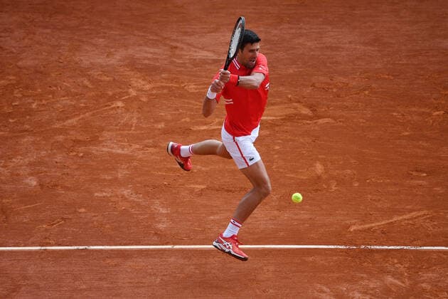 Novak Djokovic (Ser) TENNIS : Rolex Monte Carlo Masters - 14 04 2021 AntoineCouvercelle Panoramic 