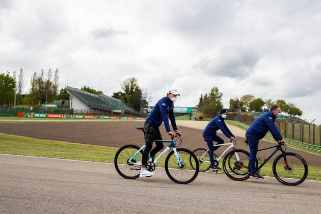 63 George Russell GBR, Williams Racing , F1 Grand Prix of Emilia Romagna at Autodromo Enzo e Dino Ferrari on April 15, 2021 in Imola, Italy Photo by HOCH ZWEI Imola Italy