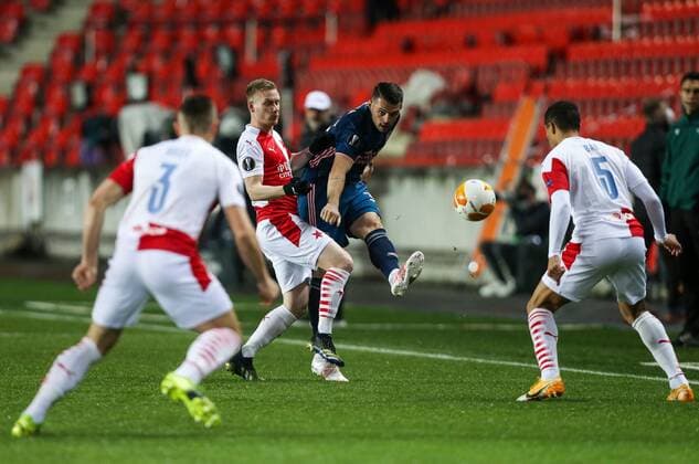 Football, EL, Slavia Prague - FC Arsenal