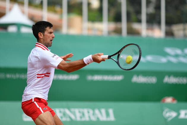 Novak Djokovic (Ser) TENNIS : Rolex Monte Carlo Masters - 15 04 2021 AntoineCouvercelle Panoramic 