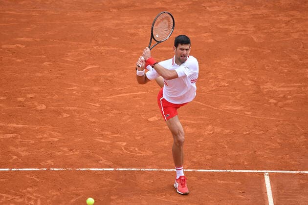 Novak Djokovic (Ser) TENNIS : Rolex Monte Carlo Masters - 15 04 2021 AntoineCouvercelle Panoramic 