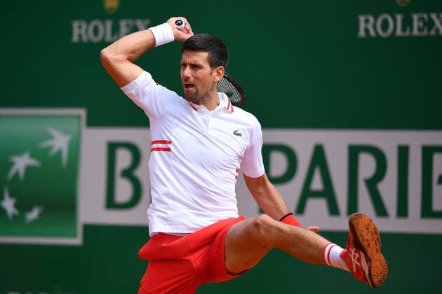 Novak Djokovic (Ser) TENNIS : Rolex Monte Carlo Masters - 15 04 2021 AntoineCouvercelle Panoramic 