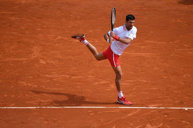 Novak Djokovic (Ser) TENNIS : Rolex Monte Carlo Masters - 15 04 2021 AntoineCouvercelle Panoramic 