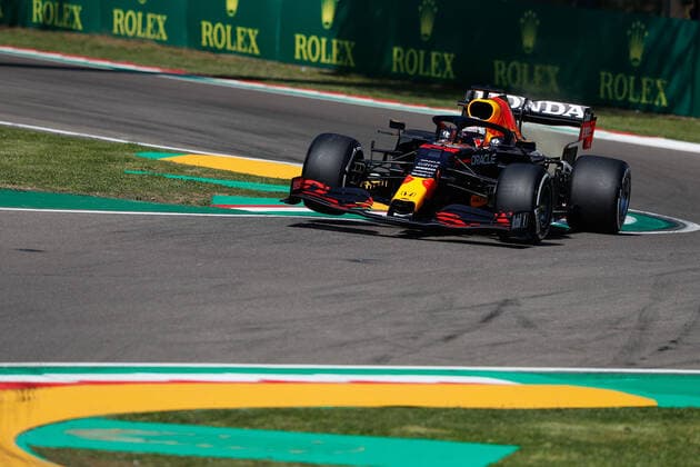33 Max Verstappen NED, Red Bull Racing , F1 Grand Prix of Emilia Romagna at Autodromo Enzo e Dino Ferrari on April 16, 2021 in Imola, Italy Photo by HOCH ZWEI Imola Italy