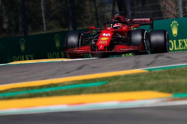16 Charles Leclerc MON, Scuderia Ferrari Mission Winnow , F1 Grand Prix of Emilia Romagna at Autodromo Enzo e Dino Ferrari on April 16, 2021 in Imola, Italy Photo by HOCH ZWEI Imola Italy