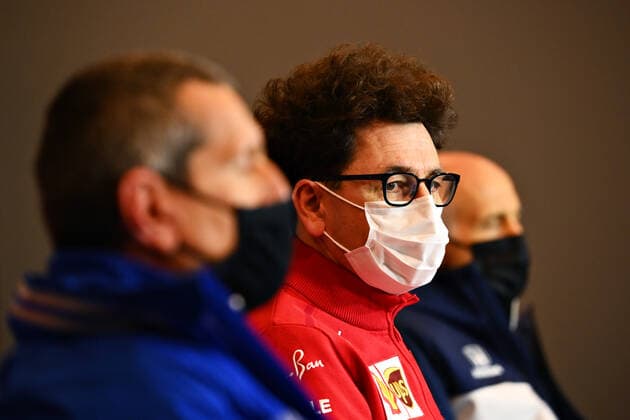 F1 Grand Prix of Emilia Romagna Mattia Binotto (ITA, Scuderia Ferrari Mission Winnow), F1 Grand Prix of Emilia Romagna at Autodromo Enzo e Dino Ferrari on April 16, 2021 in Imola, Italy. (Photo by Clive Mason Getty Images FIA Pool via HOCH ZWEI) Imola Autodromo Enzo e Dino Ferrari Italy Poolfoto HOCH ZWEI Pool Getty Images ,EDITORIAL USE ONLY