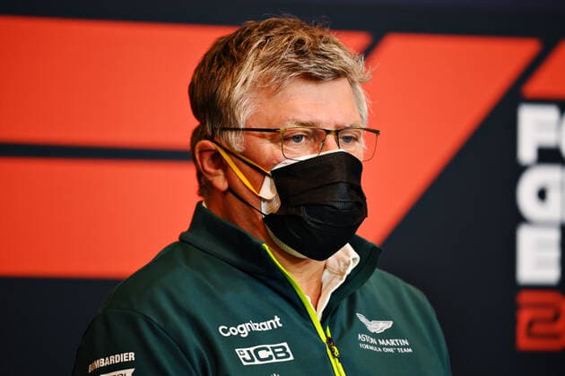 F1 Grand Prix of Emilia Romagna Otmar Szafnauer (ROU, Aston Martin Cognizant F1 Team), F1 Grand Prix of Emilia Romagna at Autodromo Enzo e Dino Ferrari on April 16, 2021 in Imola, Italy. (Photo by Clive Mason Getty Images FIA Pool via HOCH ZWEI) Imola Autodromo Enzo e Dino Ferrari Italy Poolfoto HOCH ZWEI Pool Getty Images ,EDITORIAL USE ONLY