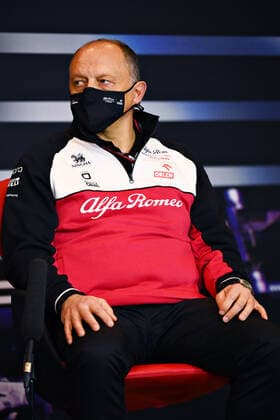 F1 Grand Prix of Emilia Romagna Frederic Vasseur (FRA, Alfa Romeo Racing ORLEN), F1 Grand Prix of Emilia Romagna at Autodromo Enzo e Dino Ferrari on April 16, 2021 in Imola, Italy. (Photo by Clive Mason Getty Images FIA Pool via HOCH ZWEI) Imola Autodromo Enzo e Dino Ferrari Italy Poolfoto HOCH ZWEI Pool Getty Images ,EDITORIAL USE ONLY