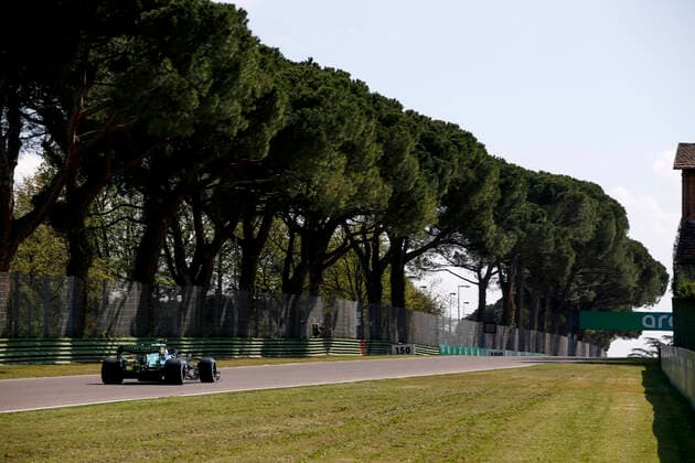5 Sebastian Vettel GER, Aston Martin Cognizant F1 Team , F1 Grand Prix of Emilia Romagna at Autodromo Enzo e Dino Ferrari on April 16, 2021 in Imola, Italy Photo by HOCH ZWEI Imola Italy