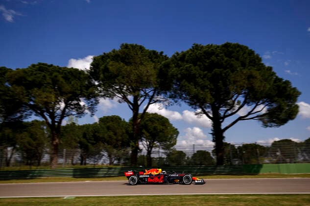33 Max Verstappen NED, Red Bull Racing , F1 Grand Prix of Emilia Romagna at Autodromo Enzo e Dino Ferrari on April 16, 2021 in Imola, Italy Photo by HOCH ZWEI Imola Italy
