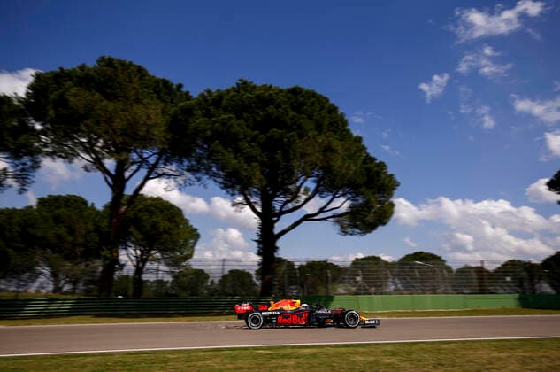 33 Max Verstappen NED, Red Bull Racing , F1 Grand Prix of Emilia Romagna at Autodromo Enzo e Dino Ferrari on April 16, 2021 in Imola, Italy Photo by HOCH ZWEI Imola Italy