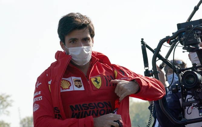 Formula 1 Pirelli Gran Premio Del Made In Italy E Dell emilia Romagna 2021 16 04 2021, Autodromo Enzo e Dino Ferrari, Imola, Formula 1 Pirelli Gran Premio Del Made In Italy E Dell emilia Romagna 2021 ,in the picture Carlos Sainz Jr ESP 55 , Scuderia Ferrari Mission Winnow nordphotoxGmbHx xBratic nph00250