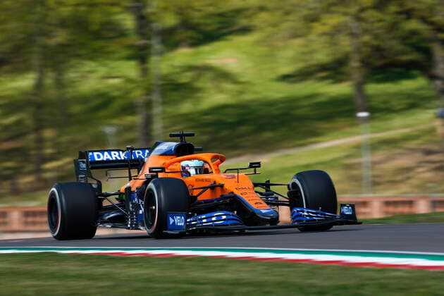 3 Daniel Ricciardo AUS, McLaren F1 Team , F1 Grand Prix of Emilia Romagna at Autodromo Enzo e Dino Ferrari on April 16, 2021 in Imola, Italy Photo by HOCH ZWEI Imola Italy